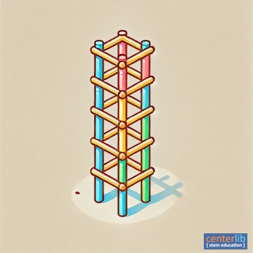 การสร้างหอคอยจากหลอด