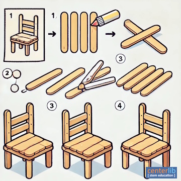 การสร้างเก้าอี้จากไม้ไอติม