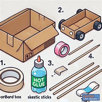 การสร้างรถบังคับจากกล่องกระดาษ