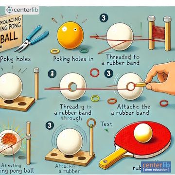 การจำลองการเด้งกลับของลูกปิงปอง