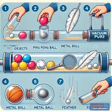 การตกของวัตถุในสภาพสูญญากาศ