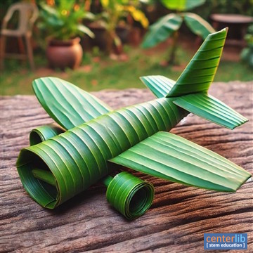 การสร้างเครื่องบินจากใบตอง