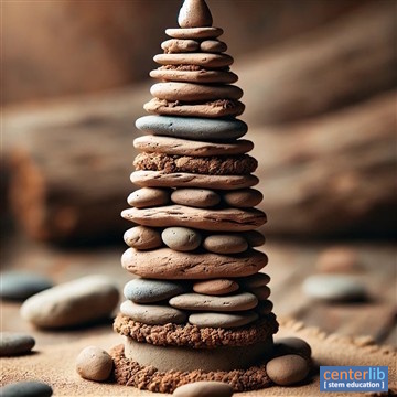 การสร้างหอคอยจากก้อนหินและดินเหนียว