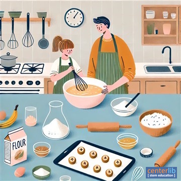 การทดลอง การทำเค้กโดยใช้ส่วนผสมจากธรรมชาติ