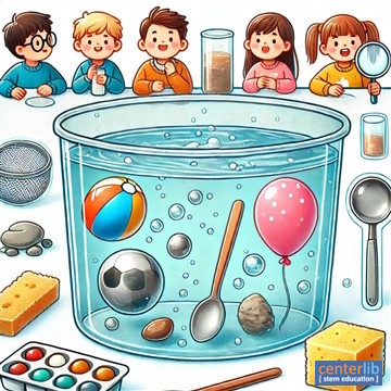 การทดลอง การลอยและจมของวัตถุ