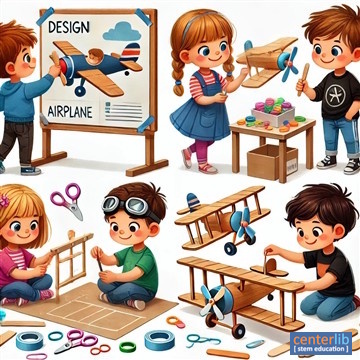 การสร้างเครื่องบินจากไม้ไอศกรีมและยางรัด