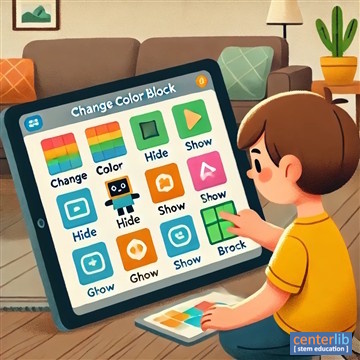 3. การใช้คำสั่งพื้นฐาน Blocks ใน ScratchJr
