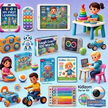 ตัวอย่างของเล่นอิเล็กทรอนิกส์สำหรับเด็ก